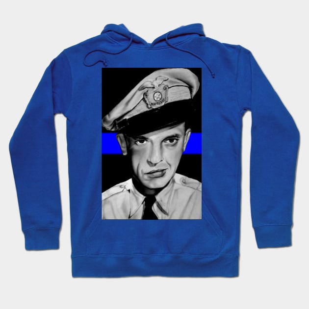 Barney Blue Line Hoodie by TheWay